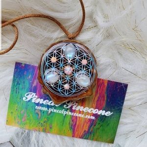 Custom handmade Pineal Pinecone Pendant